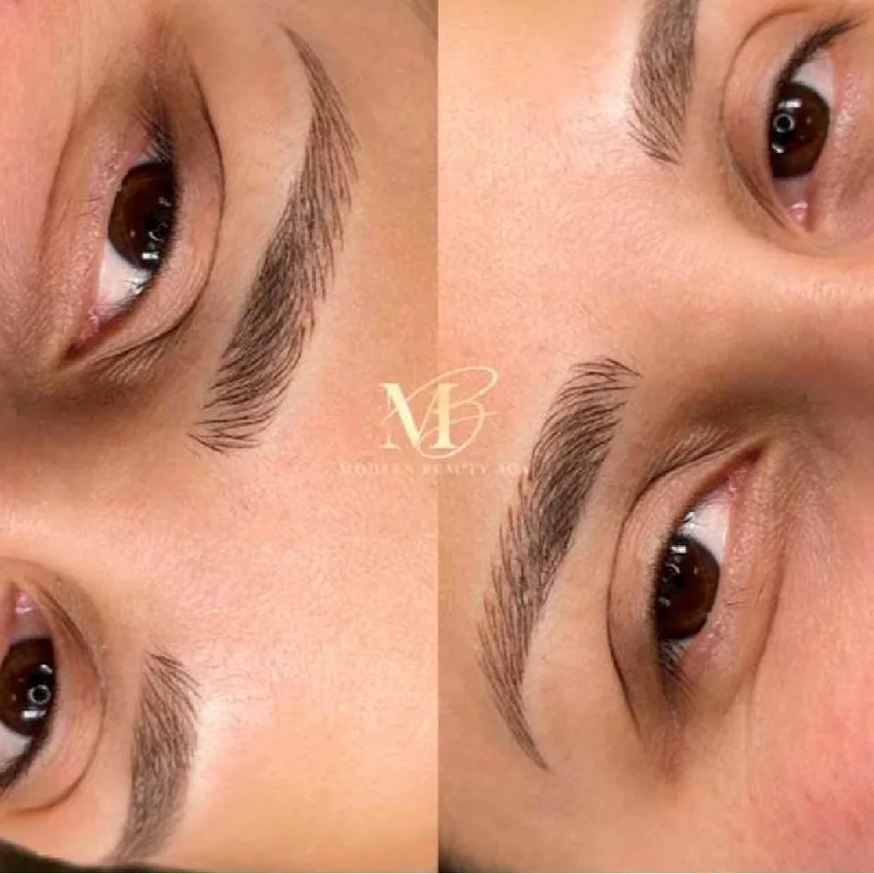 Microblading fio a fio feito pela Modern Beauty ACA
